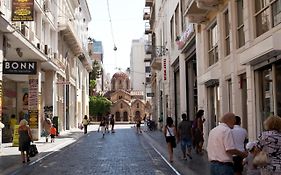 Acropolis Of Athens From Ermou Str